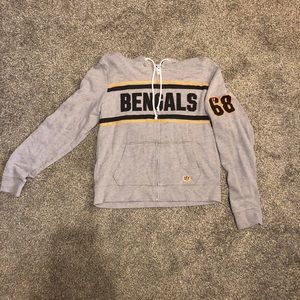 PINK Bengals zip up hoodie